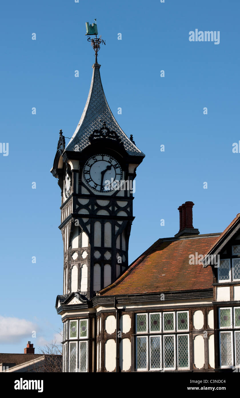 Clock Tower in Castle Road, Southsea, Portsmouth, Hampshire, England