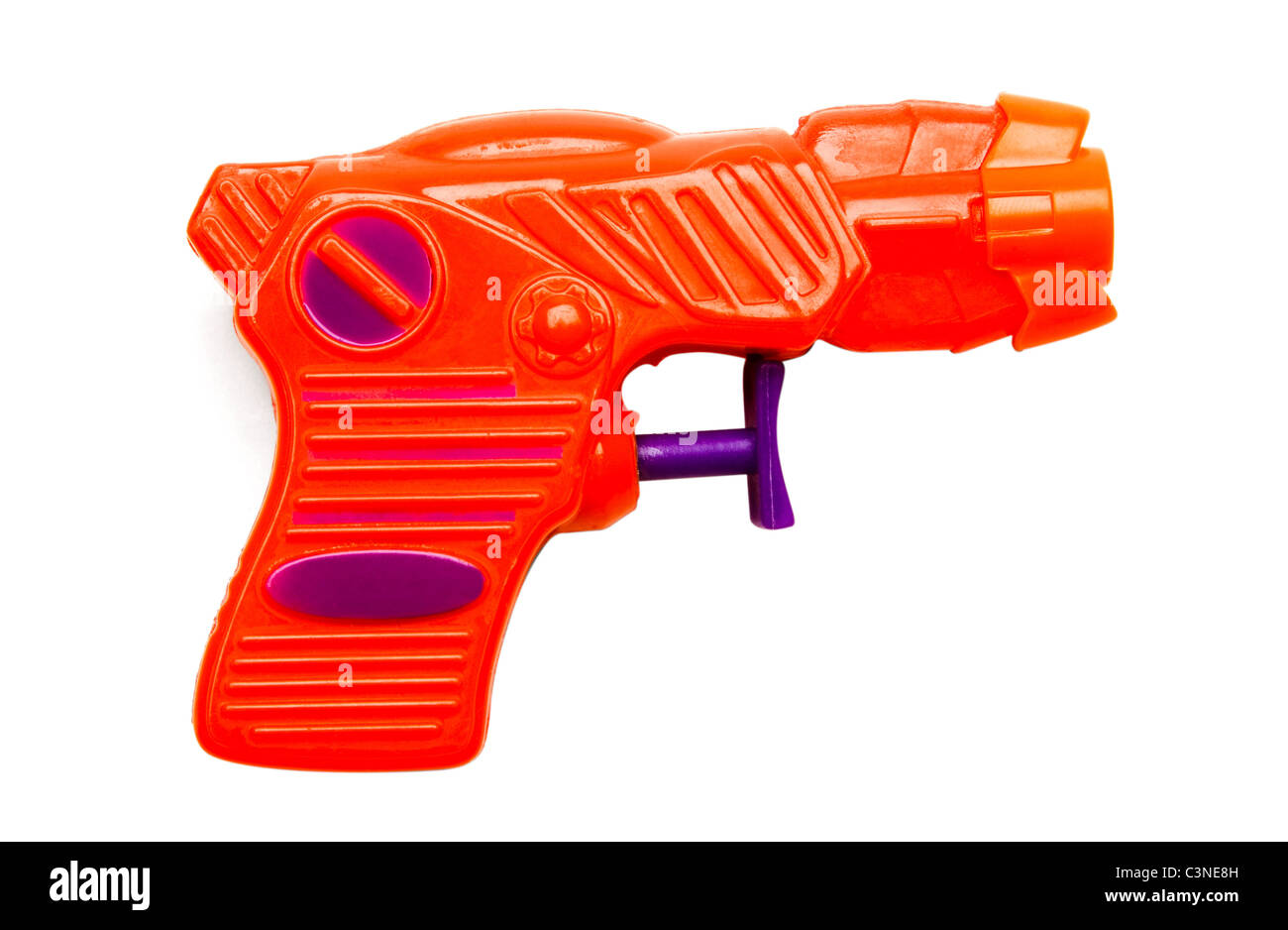 Orange toy gun Cut Out Stock Images & Pictures Alamy