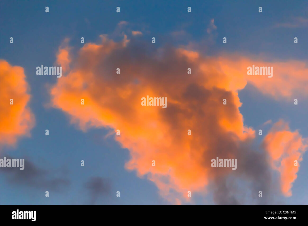 Cloudy sky at sunset Stock Photo - Alamy