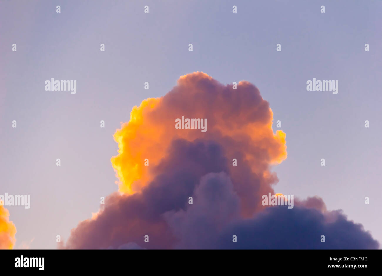 Cloudy sky at sunset Stock Photo - Alamy