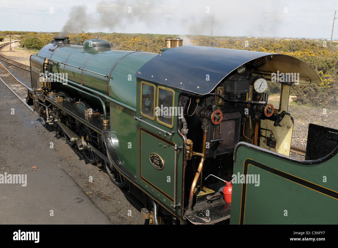 Miniature steam Northern Chief on Romney Hythe and Dymchurch