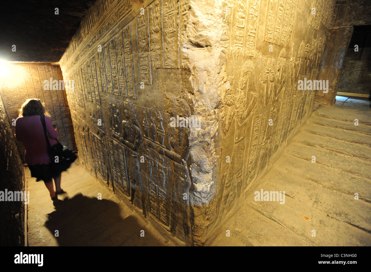 Bas relief of hathor hi-res stock photography and images - Alamy