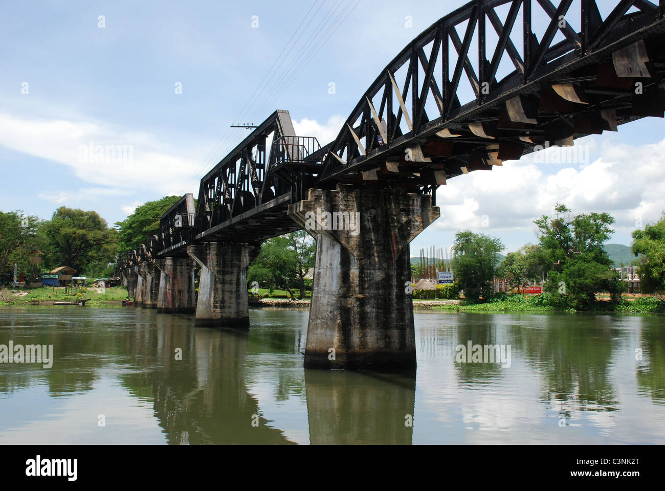 Bridge on the River kwai. Stock Photo