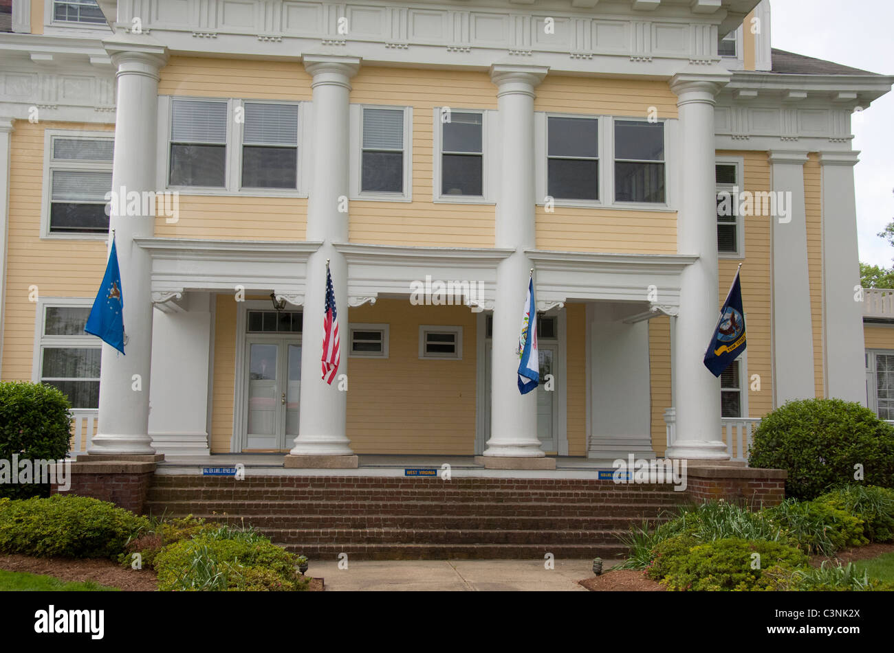 Virginia, Norfolk. Norfolk Naval Station. Historic officer homes, West