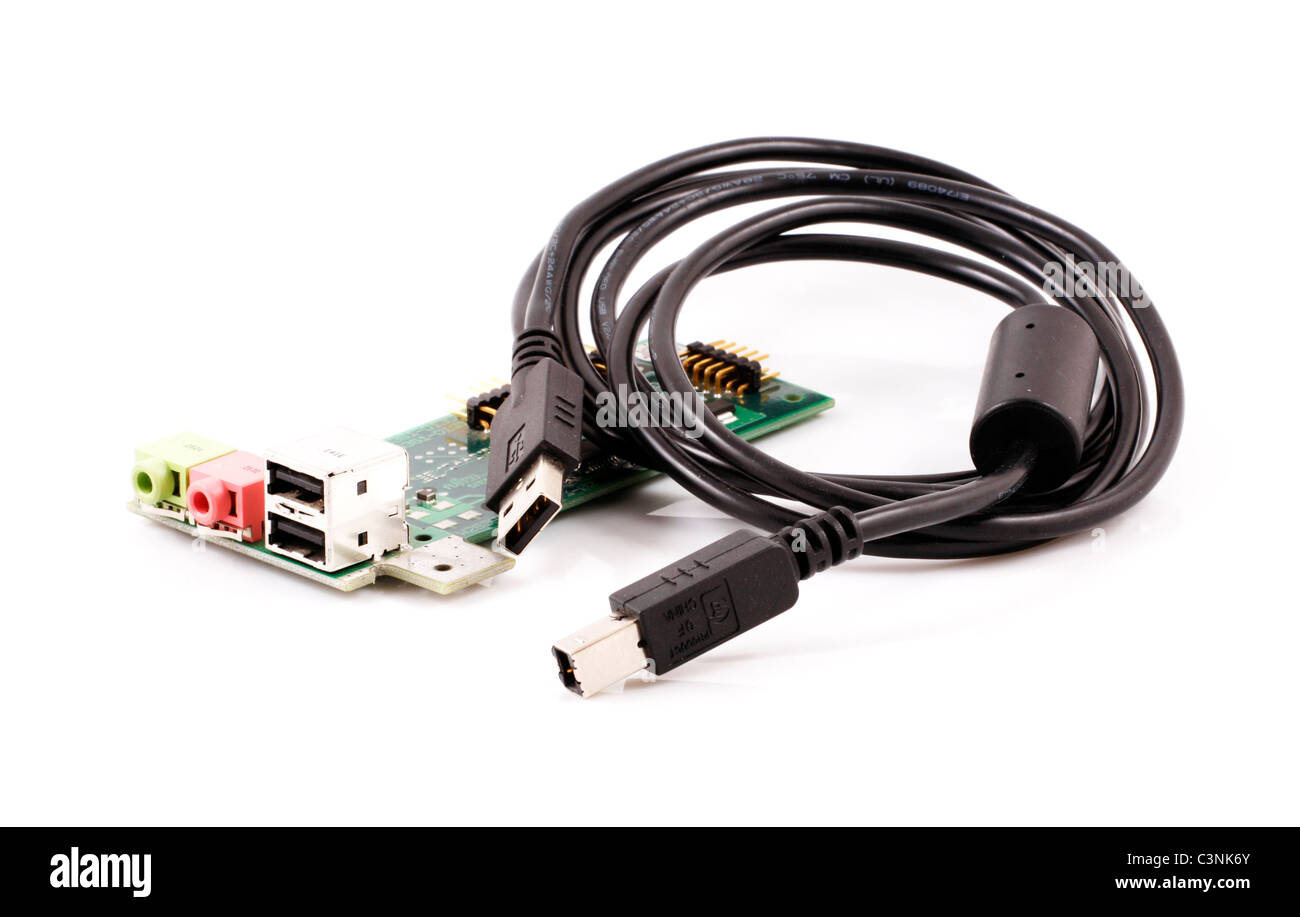 Computer hardware components stock photo alamy