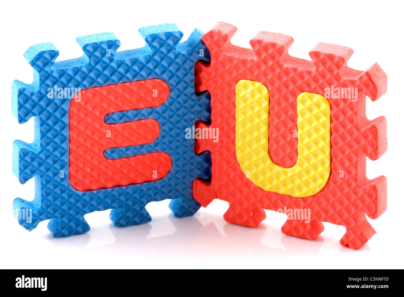 Alphabet puzzle pieces Stock Photo - Alamy