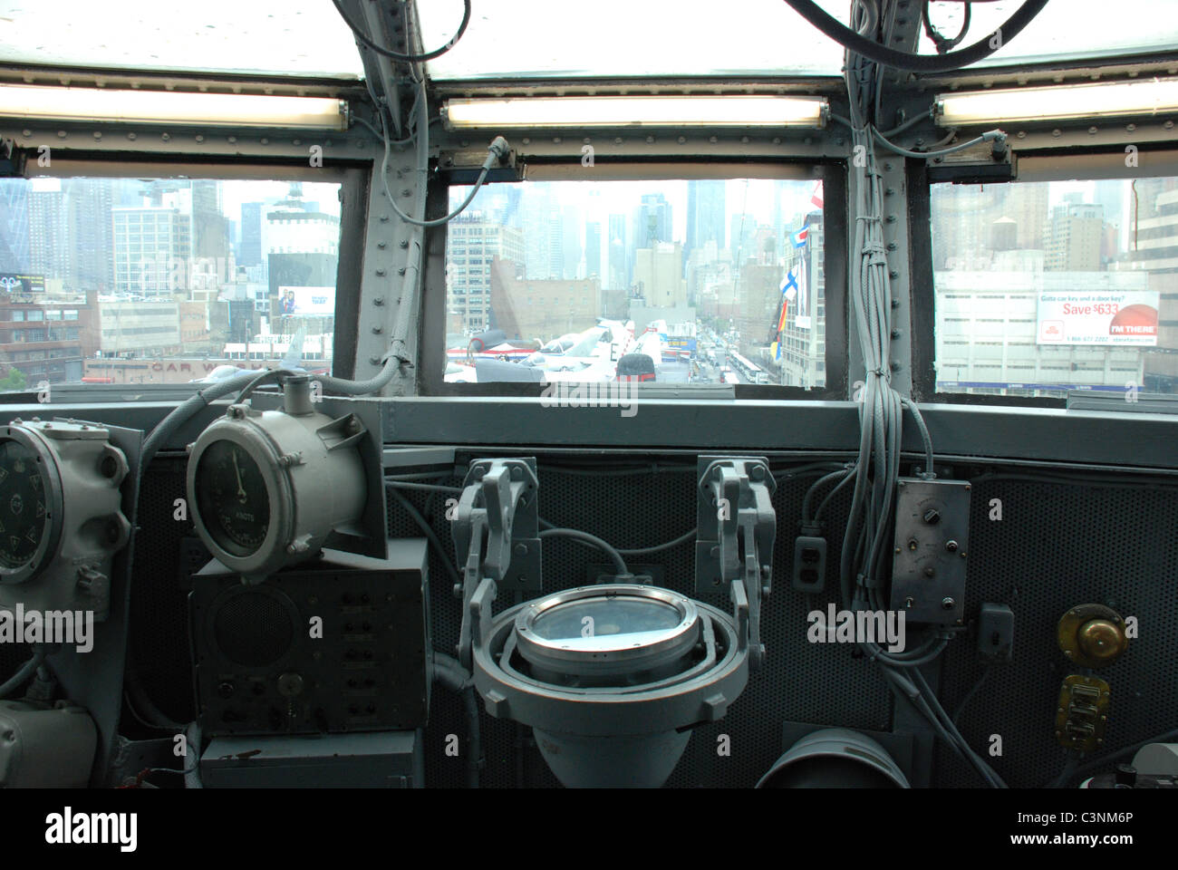 USS Enterprise New York Harbour Stock Photo Alamy