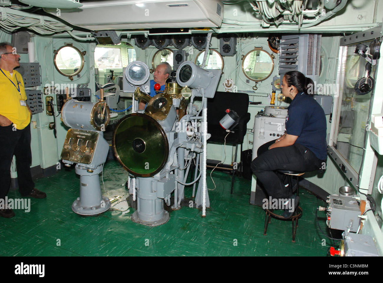 USS Enterprise New York Harbour Stock Photo Alamy