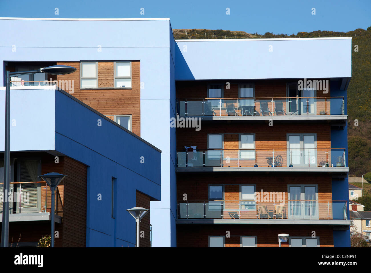 Apartment building in Swansea Waterfront redevelopment, Swansea, South Wales Stock Photo Alamy