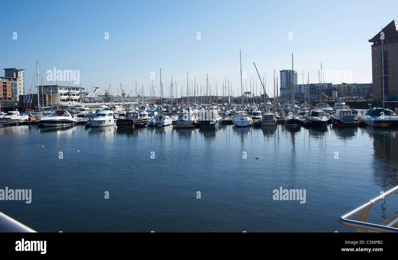 Swansea Marina and Waterfront re-development, Swansea, South Wales ...