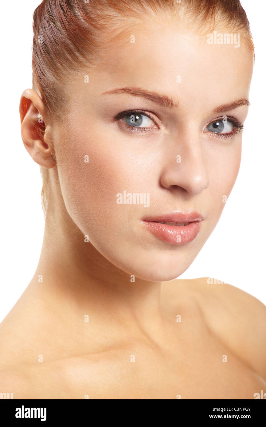 Pretty young naked woman Stock Photo - Alamy