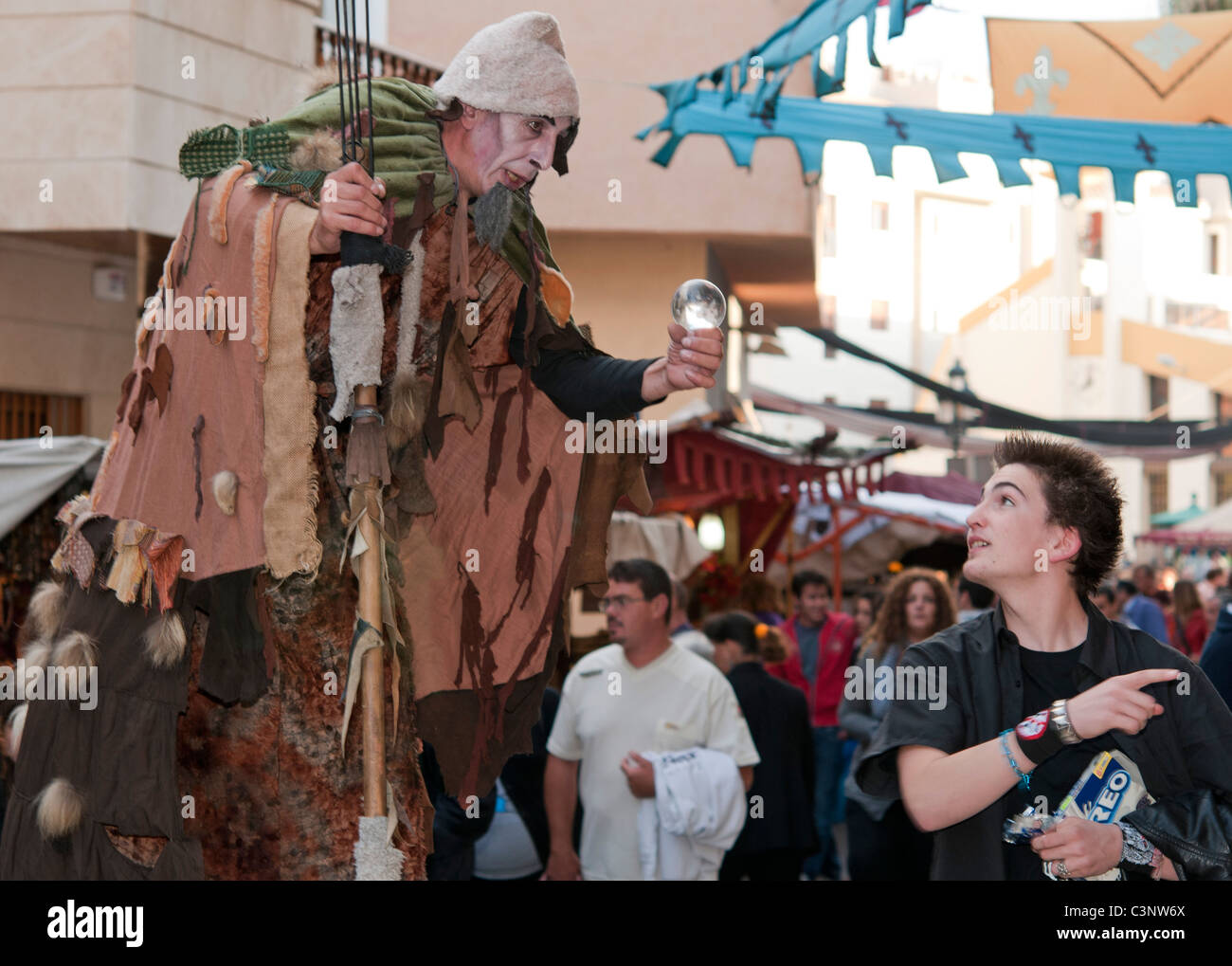 Stilt walker hires stock photography and images Alamy