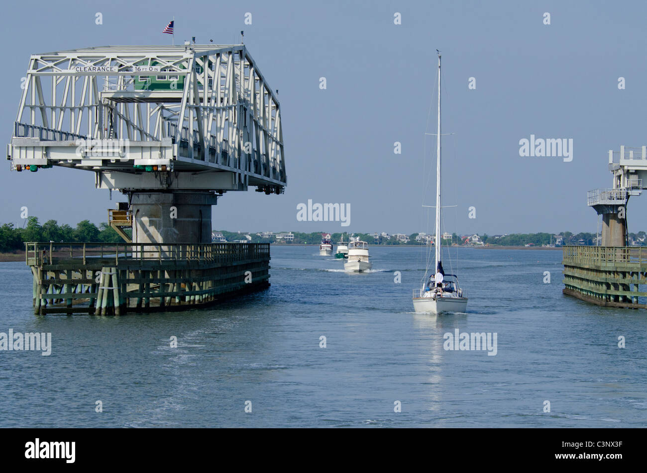 Swing bridge carolina hi-res stock photography and images - Alamy