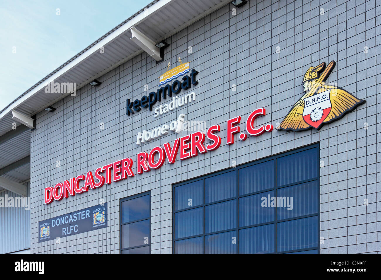 Doncaster Keepmoat Stadium, home of Doncaster Rovers Football Club Stock Photo