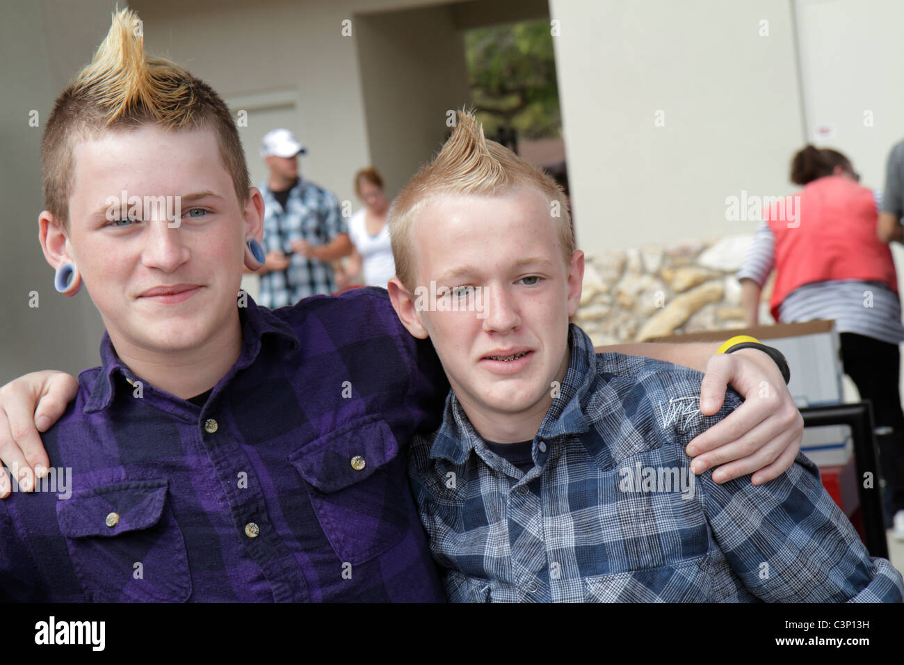 Mohawk Haircut Style Stock Photos & Mohawk Haircut Style 