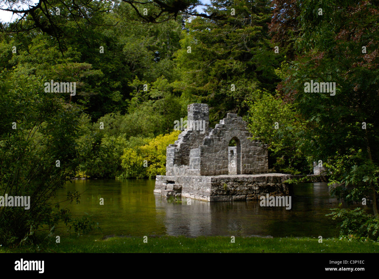 Monks fish house at Cong Abbey, Connemara, Ireland Stock Photo Alamy