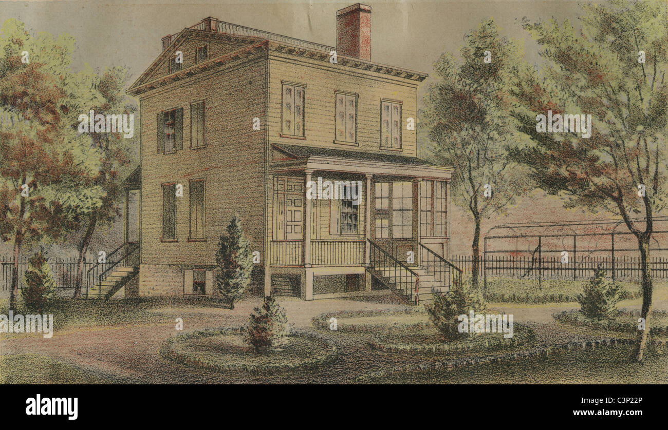 Old residences on Murray Hill, New York. The Caster Estate between 35th