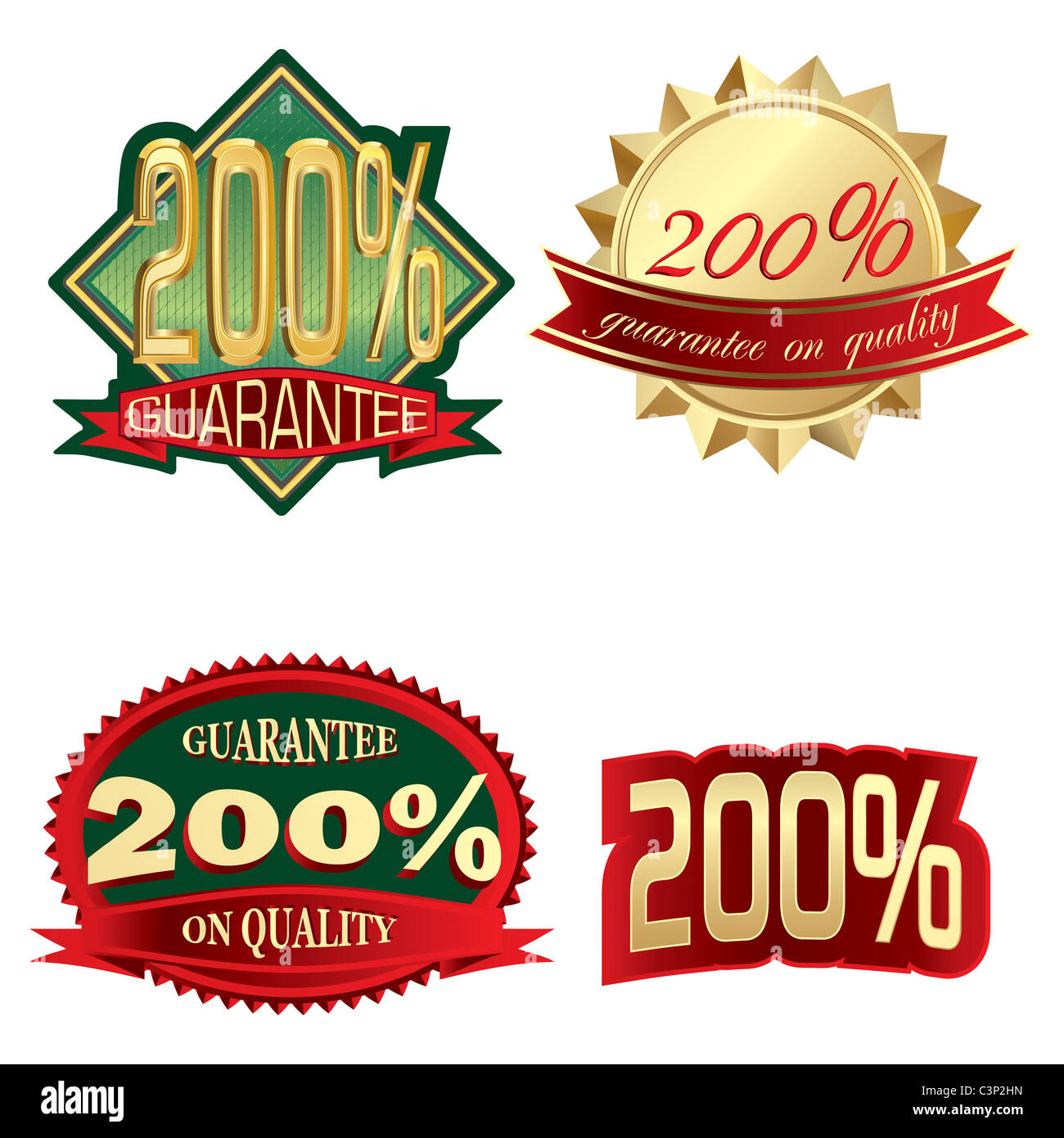 Label clipart set hi-res stock photography and images - Alamy