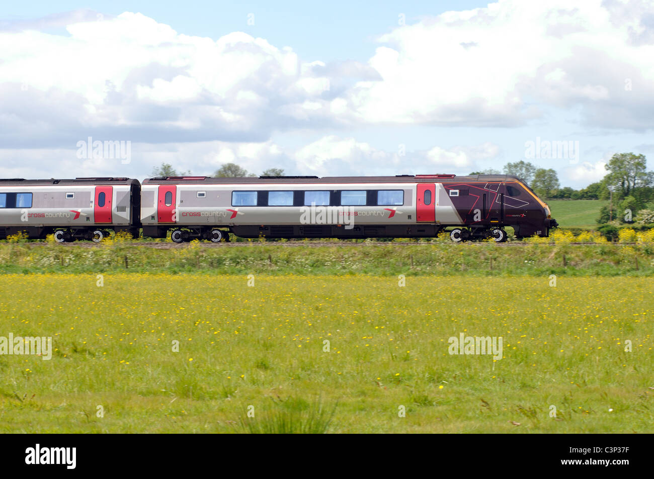 Arriva Cross Country Voyager train Stock Photo