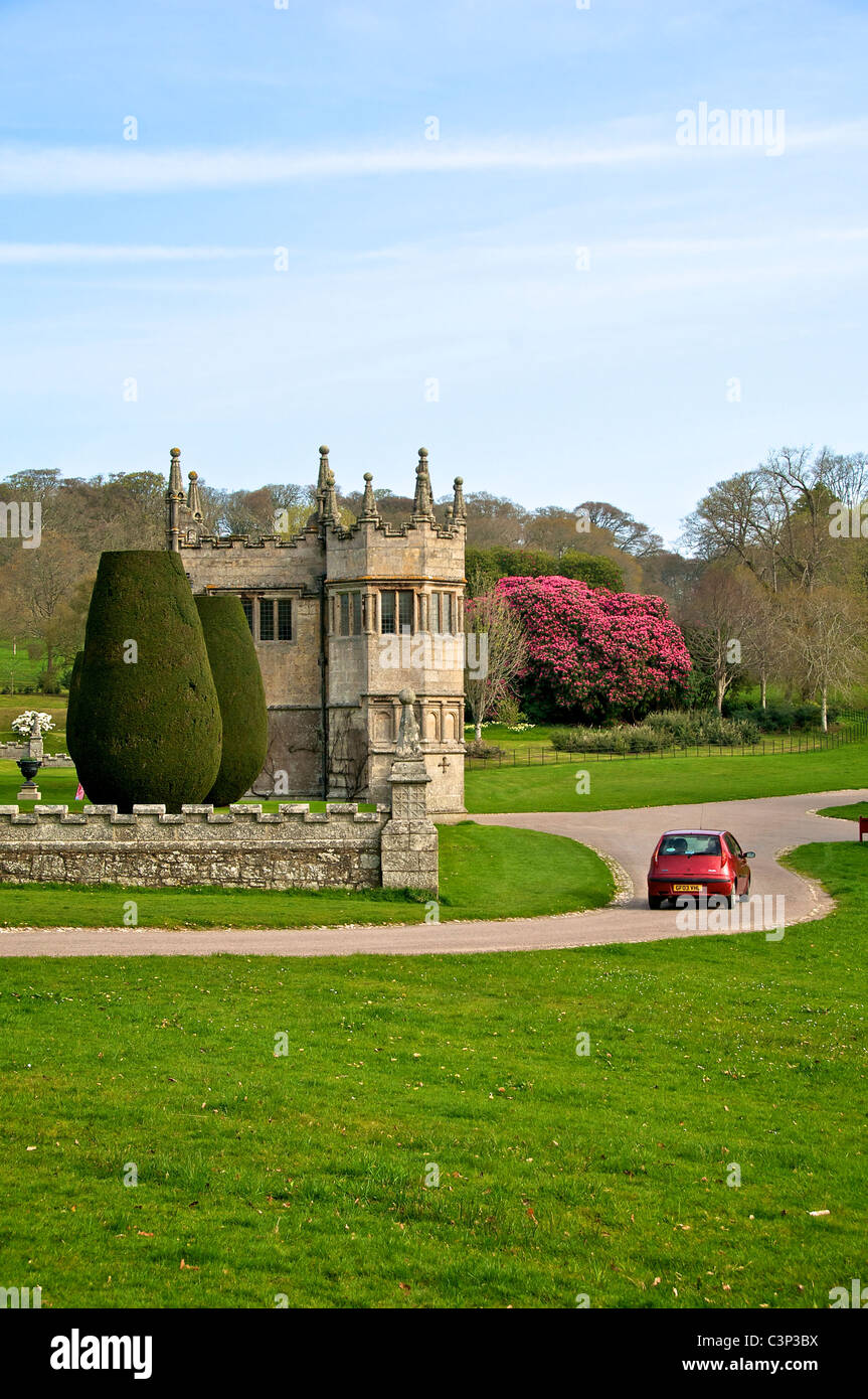 Lanhydrock Bodmin Cornwall UK National Trust House Gardens Stock Photo