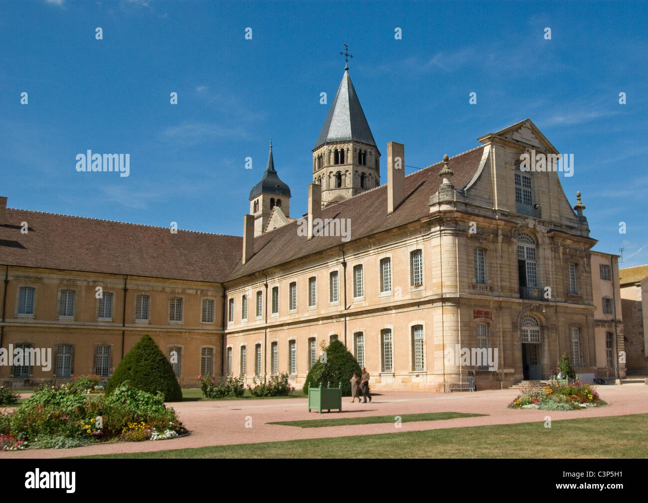 Cluny Abbey Burgundy France Stock Photo