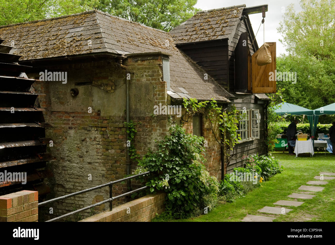 Pann Mill is a working restored Watermill on the River Wye High Bucks UK Stock Photo Alamy
