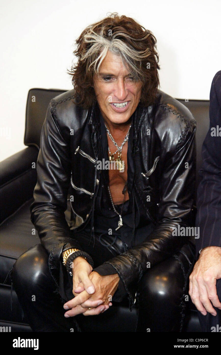 Joe Perry, cofounder of Aerosmith, backstage at 'Rock Stars of Science