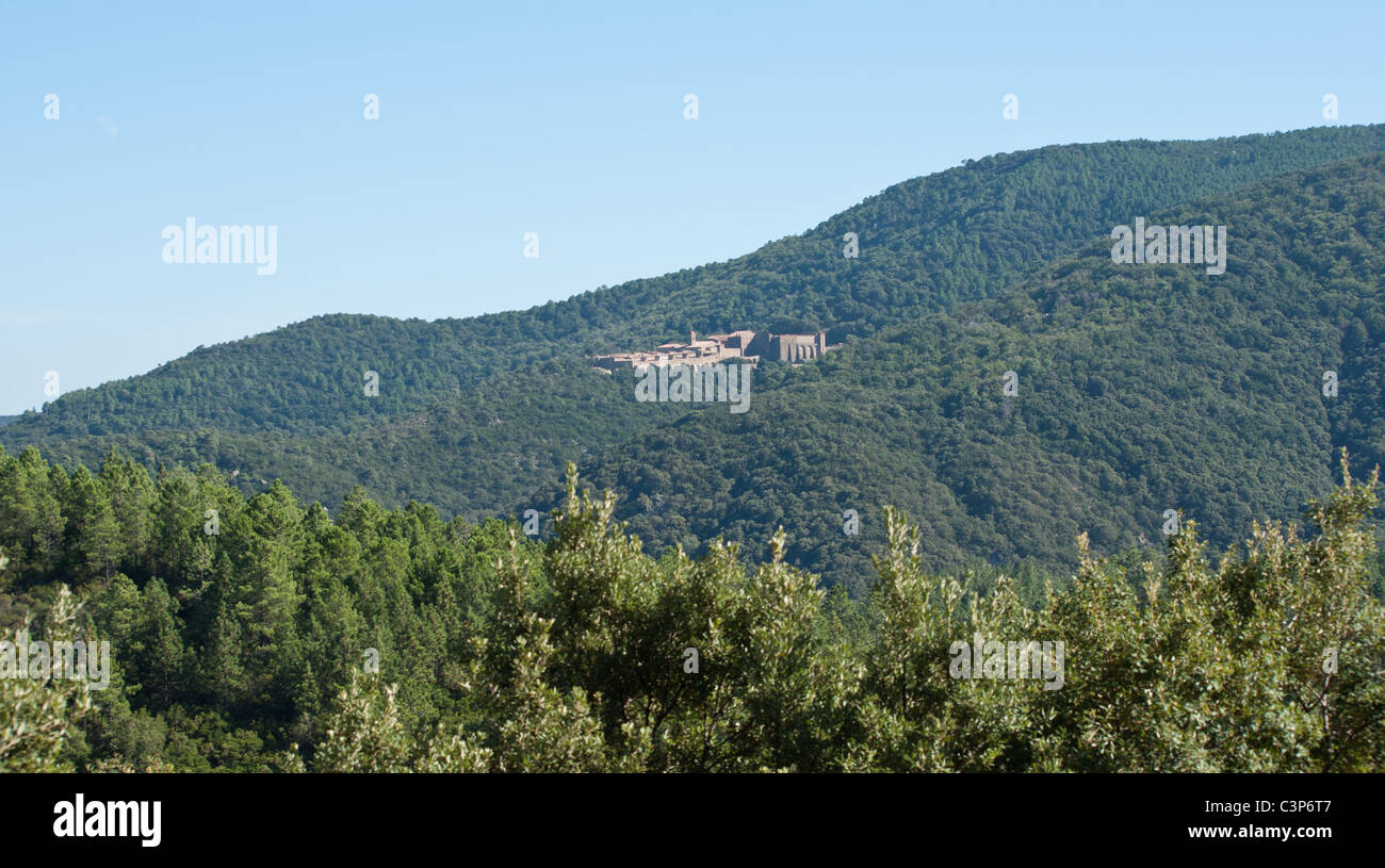 Monastery of La Verne, Chartreuse de la Verne Stock Photo