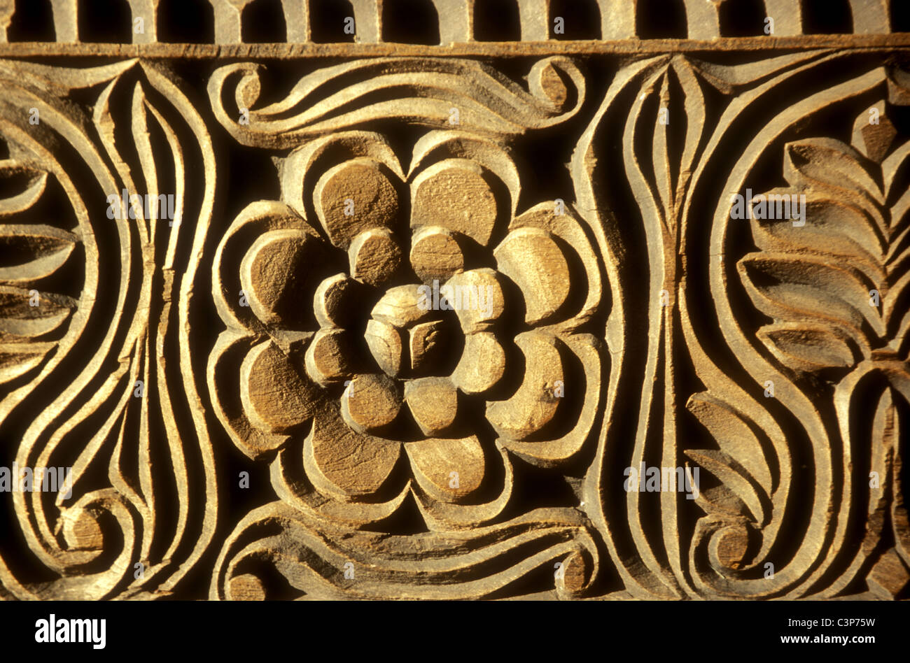 Wood carving, Zanzibar Stock Photo Alamy