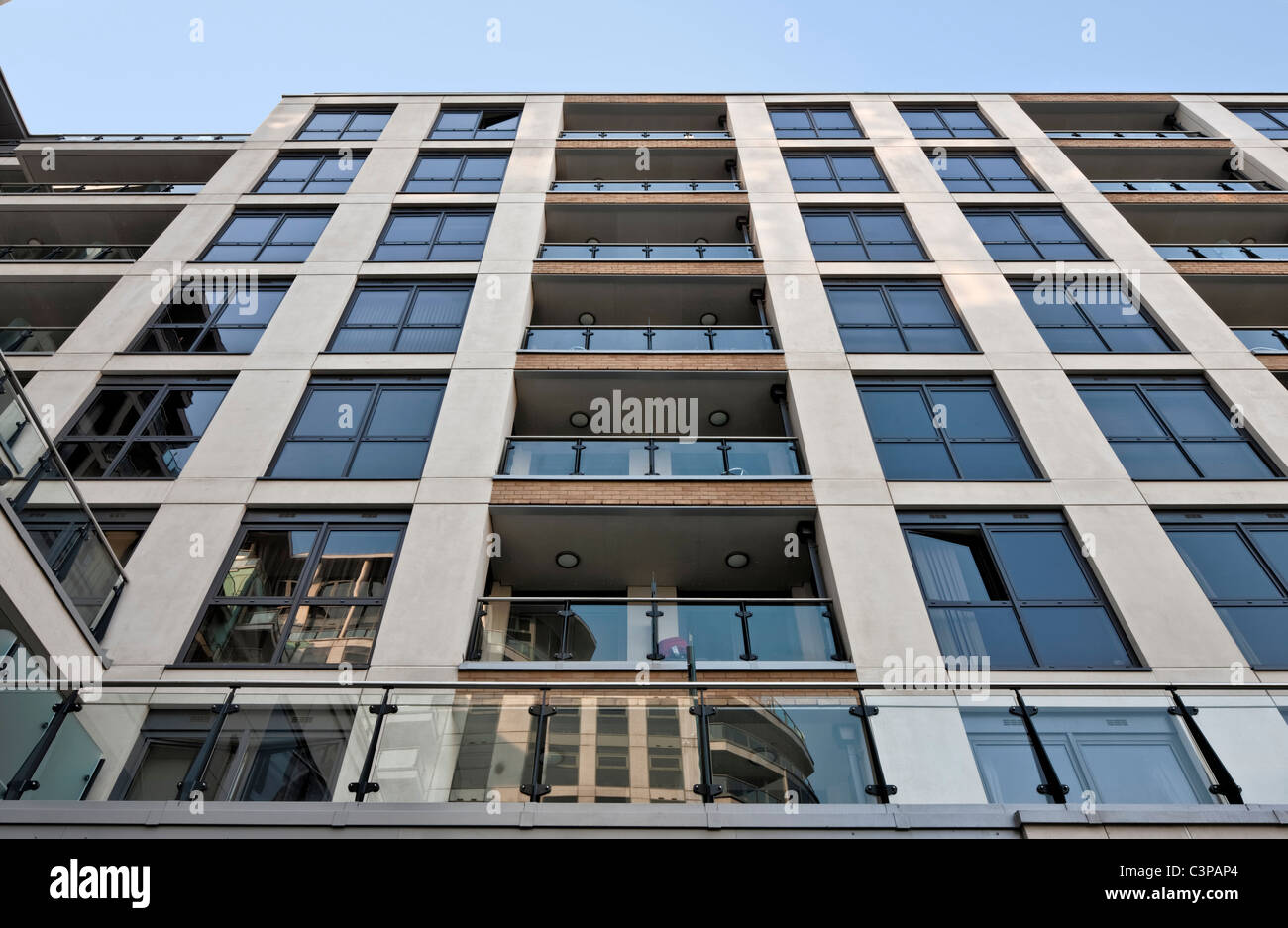 Imperial Wharf apartments and penthouses in Chelsea, London Stock Photo