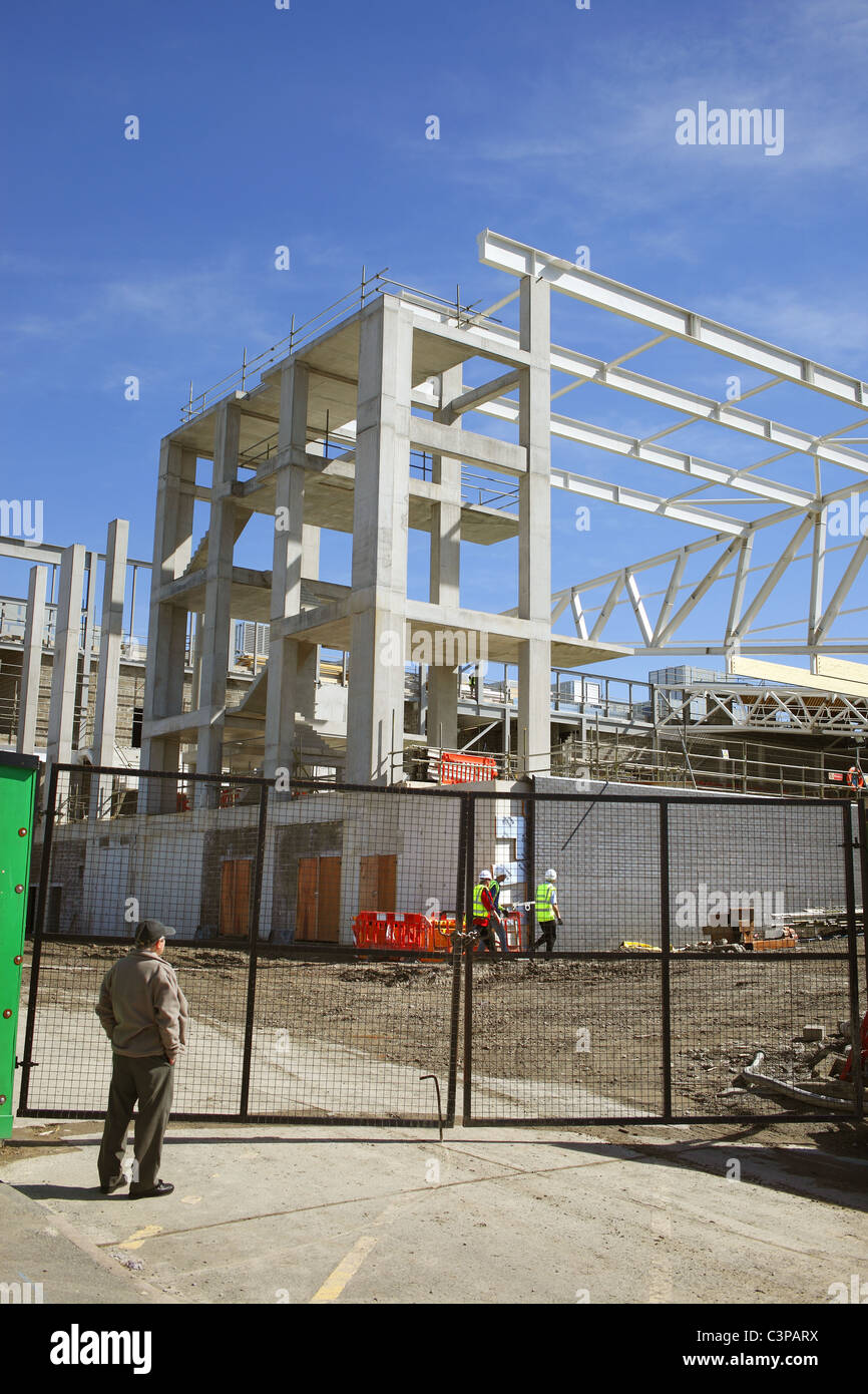 Construction of new life centre in Plymouth Stock Photo Alamy