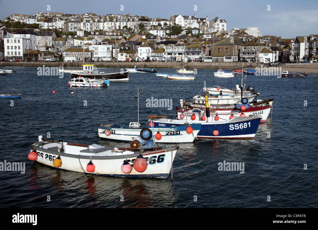 St Ives Harbour, Cornwall Stock Photo