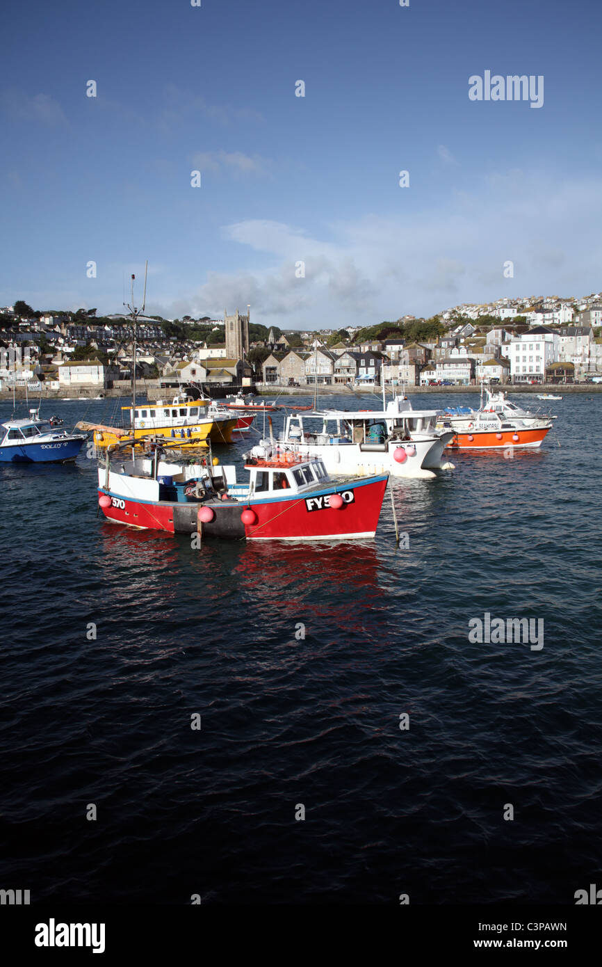 St Ives Harbour, Cornwall Stock Photo