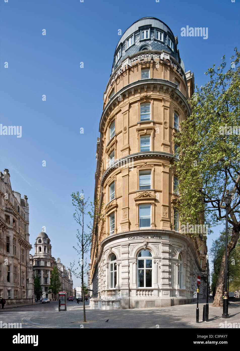 The Corinthia Hotel in Whitehall, London. Opened in April 2011. Stock Photo