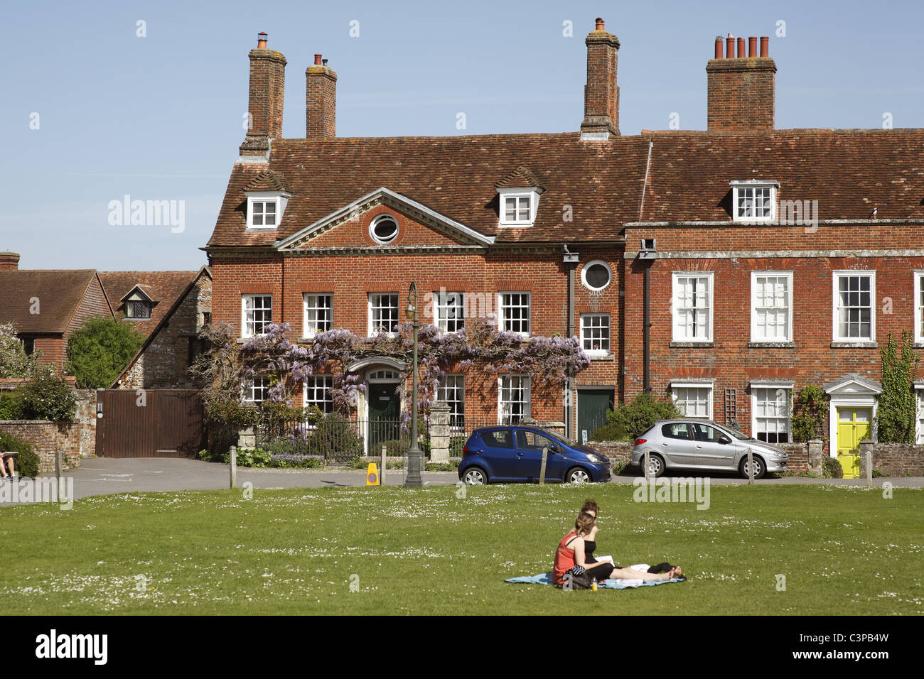 Cathedral Close, Salisbury, UK Stock Photo Alamy