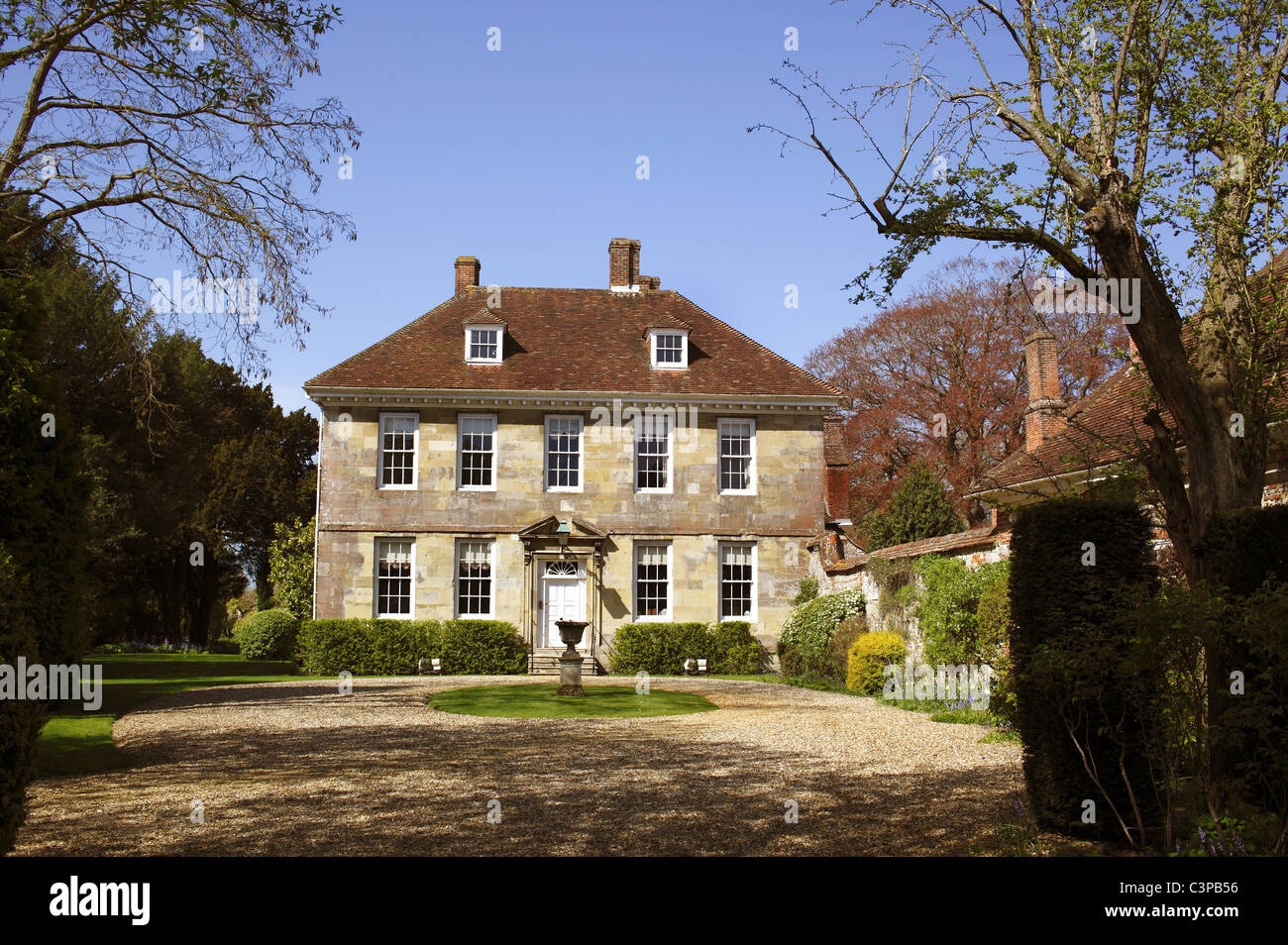 Arundells in Cathedral Close, Salisbury - home of former Prime Minister Sir Edward Heath. Stock Photo