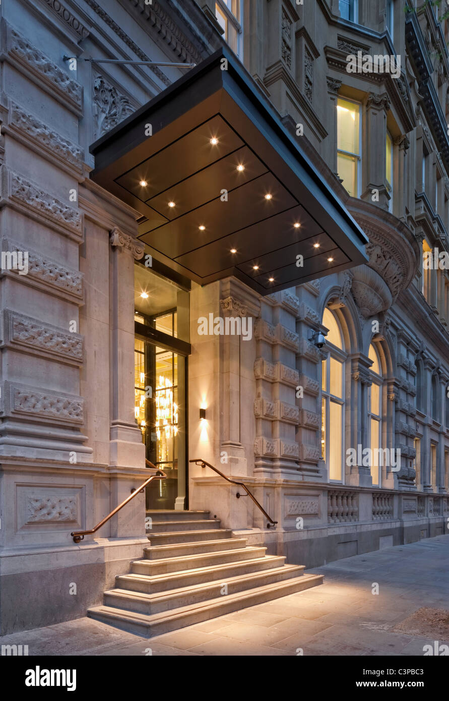 The Corinthia Hotel in Whitehall, London. Opened in April 2011. Stock Photo