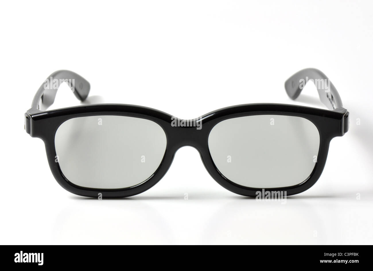 3D glasses on a white background Stock Photo