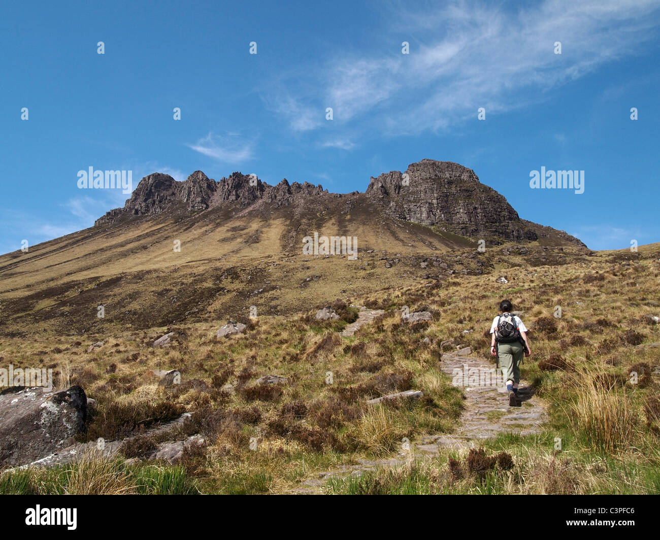 Stac Pollaidh, Assynt, Scotland Stock Photo