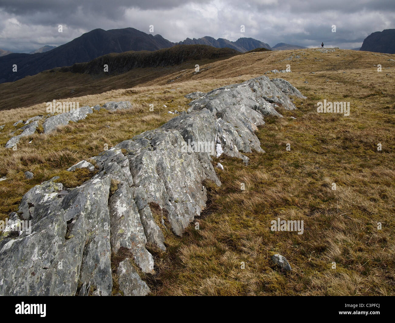 Summit of Meall Mor, Glencoe, Scotland Stock Photo