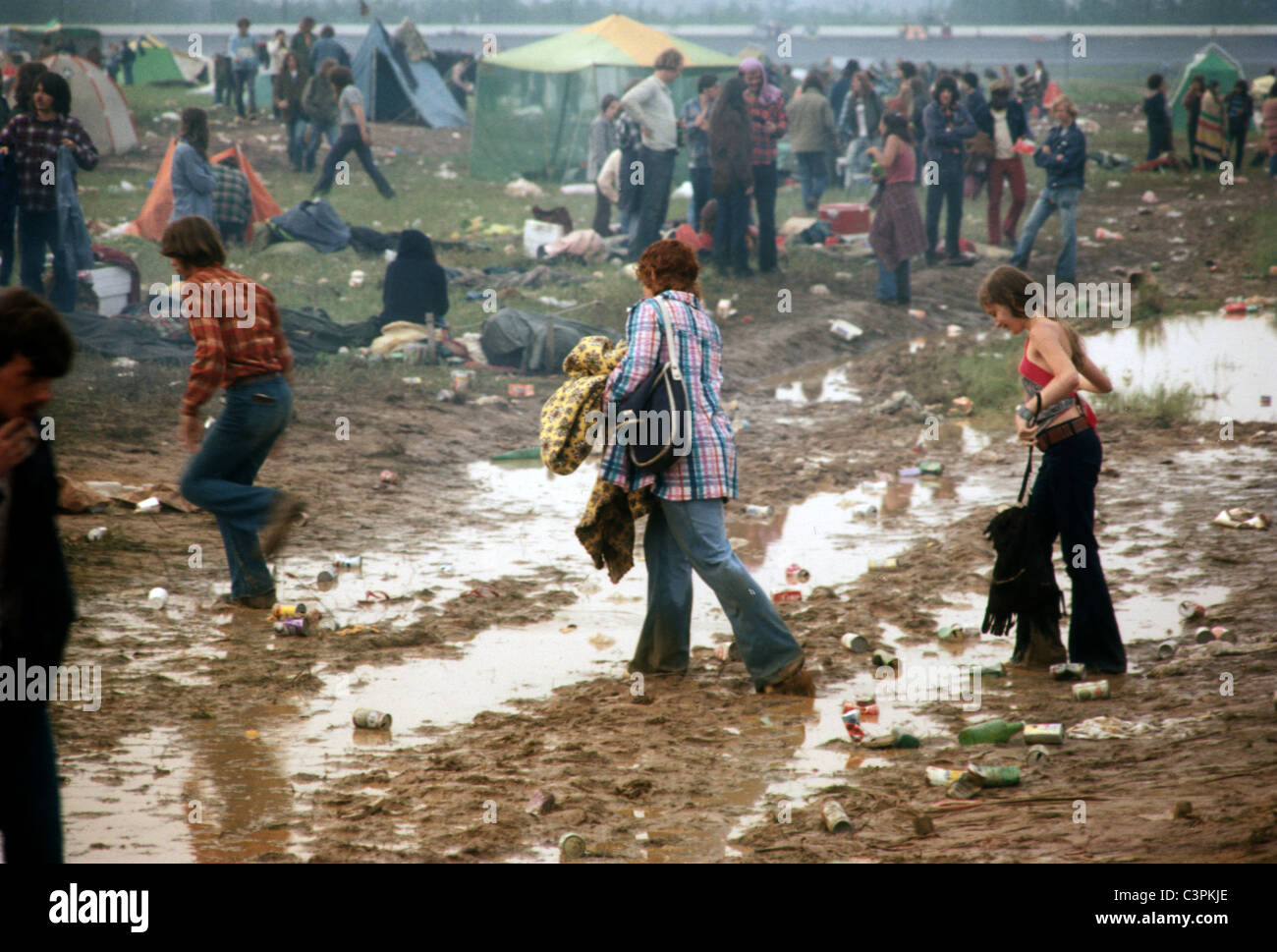 Rock festival at the Pocono International Raceway in Long Pond, PA on