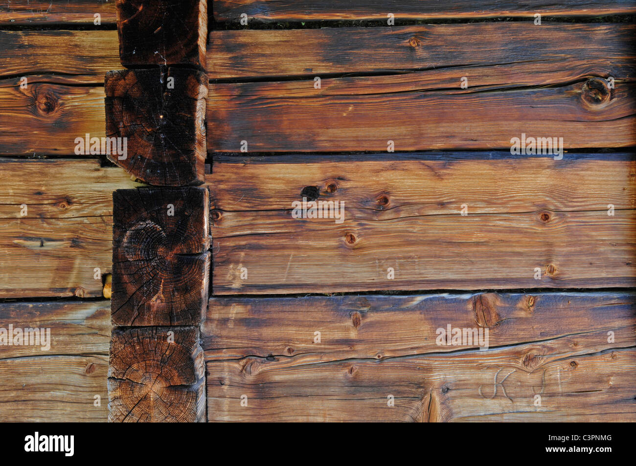 Germany, Wooden block house Stock Photo Alamy