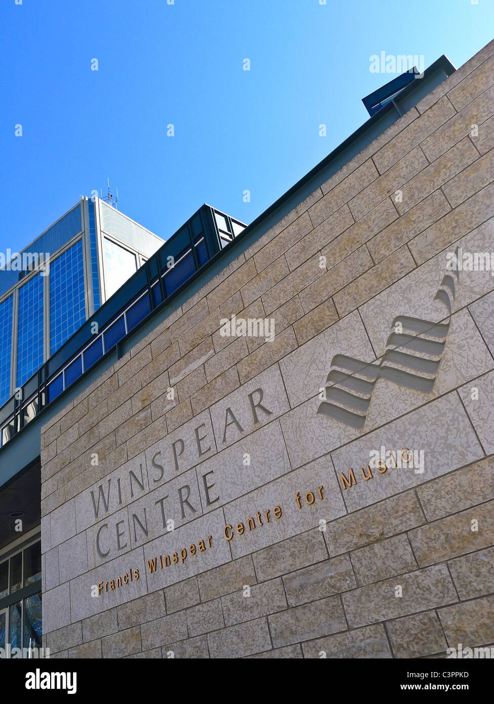 Canadian Cities, Winspear Centre, Edmonton Alberta Canada. Stock Photo