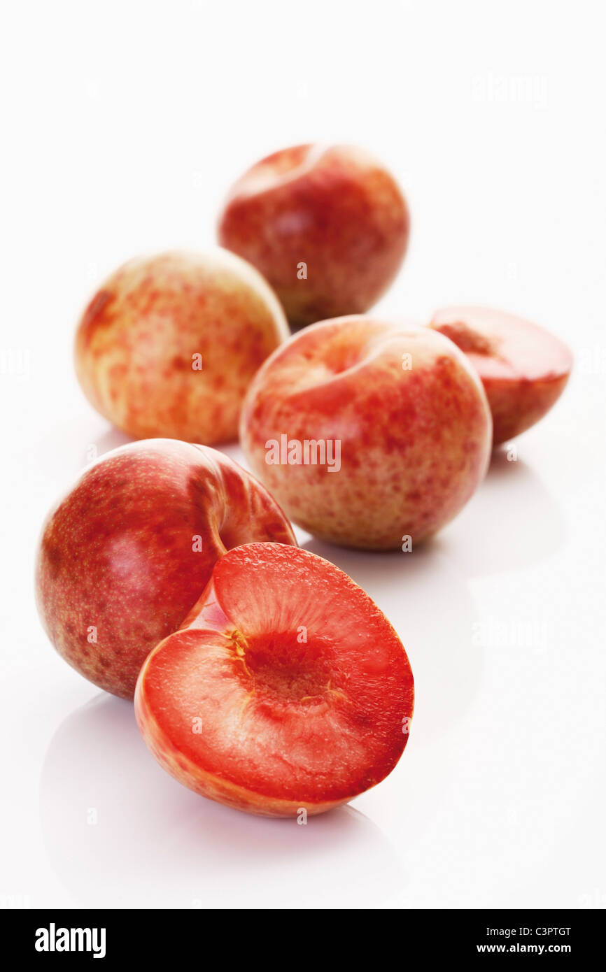 Plum And Apricot Hybrid Close Up Stock Photo Alamy