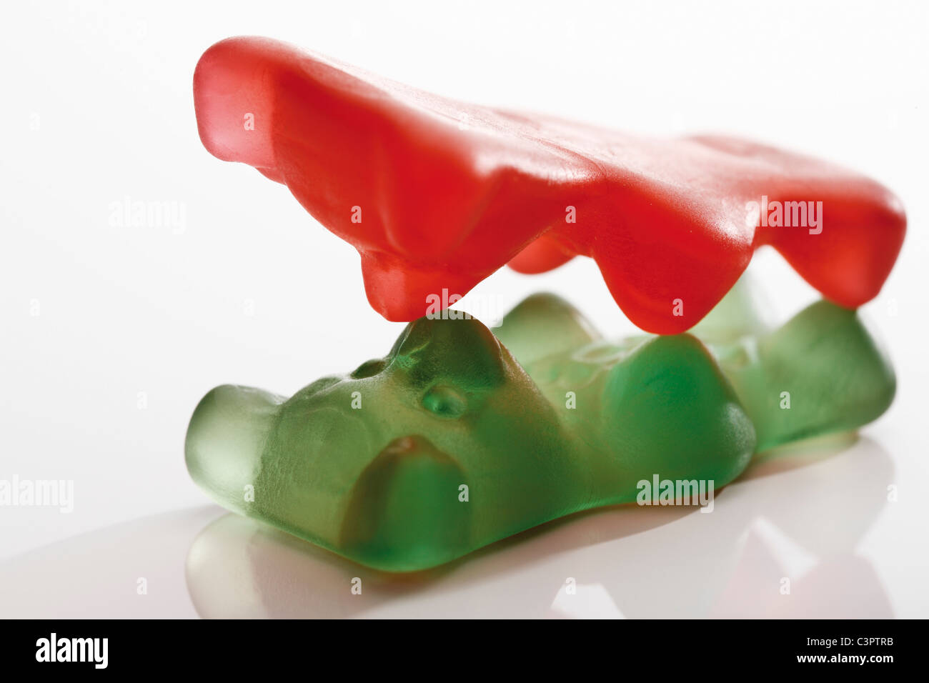 Gummy bears, close up Stock Photo