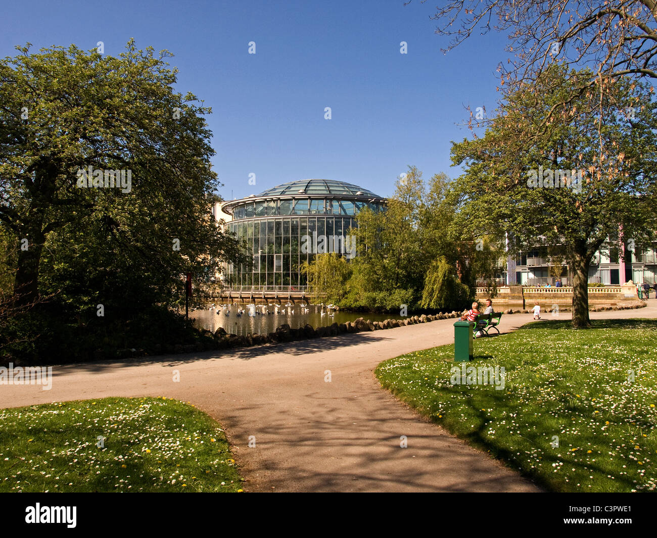 Winter Gardens and Mowbray Park Sunderland Tyne And Wear England UK Stock Photo Alamy
