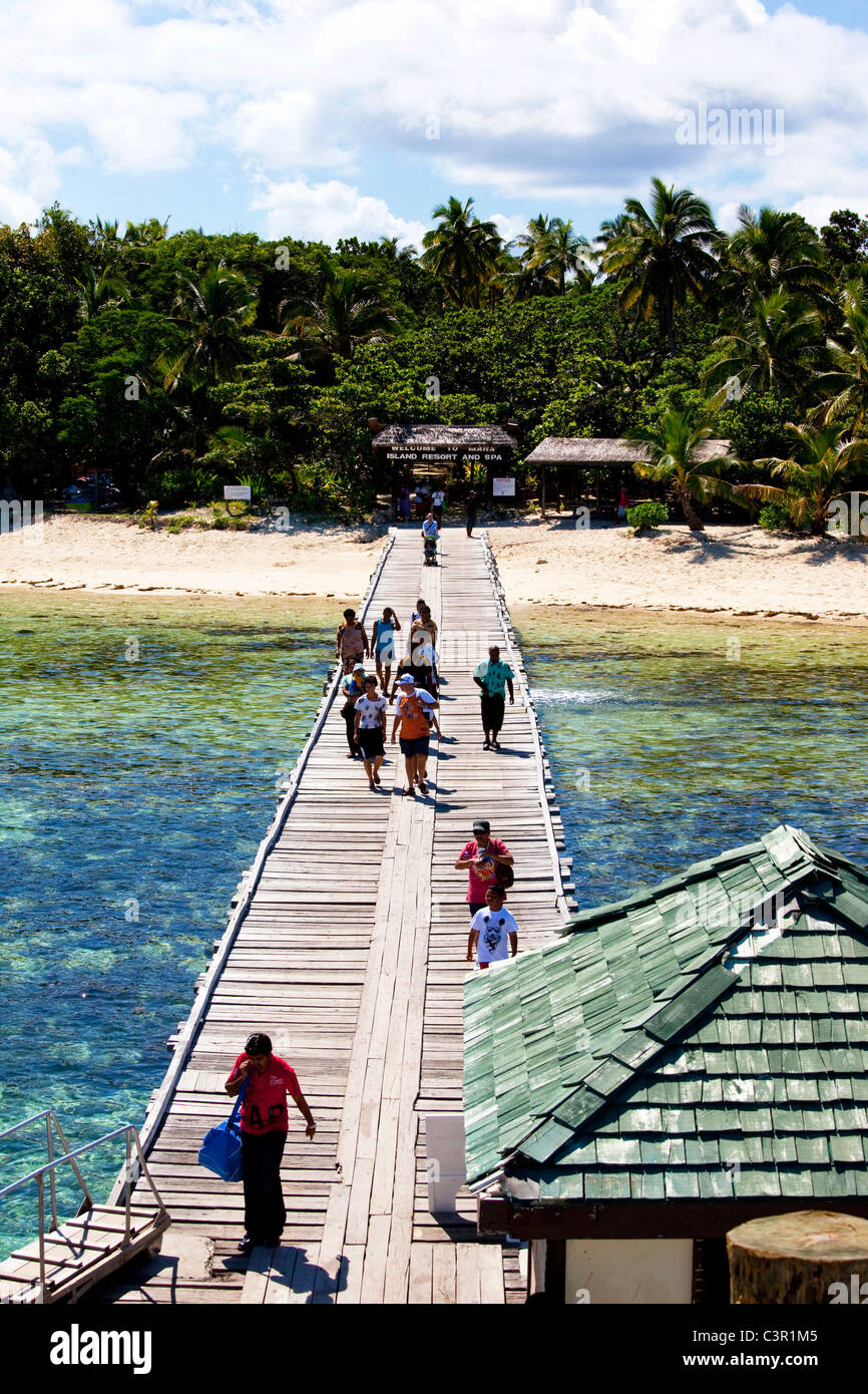 Mana Island Resort, Mamanucas, Fiji Stock Photo