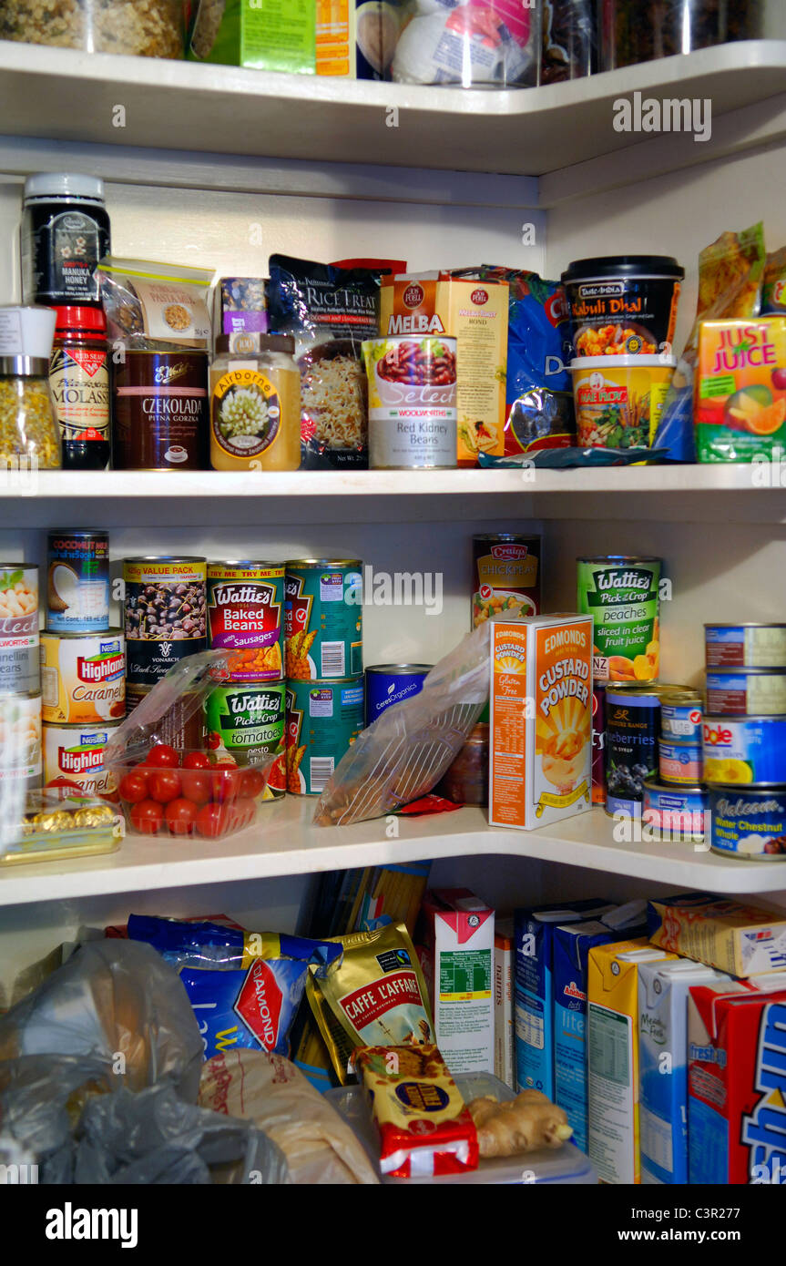 Kitchen pantry Stock Photo Alamy