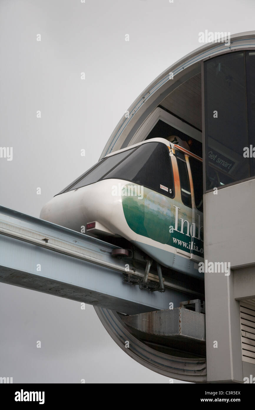 SYDNEY MONORAIL transport link which opened in July 1988 and  Closed in 30 June 2013 Stock Photo