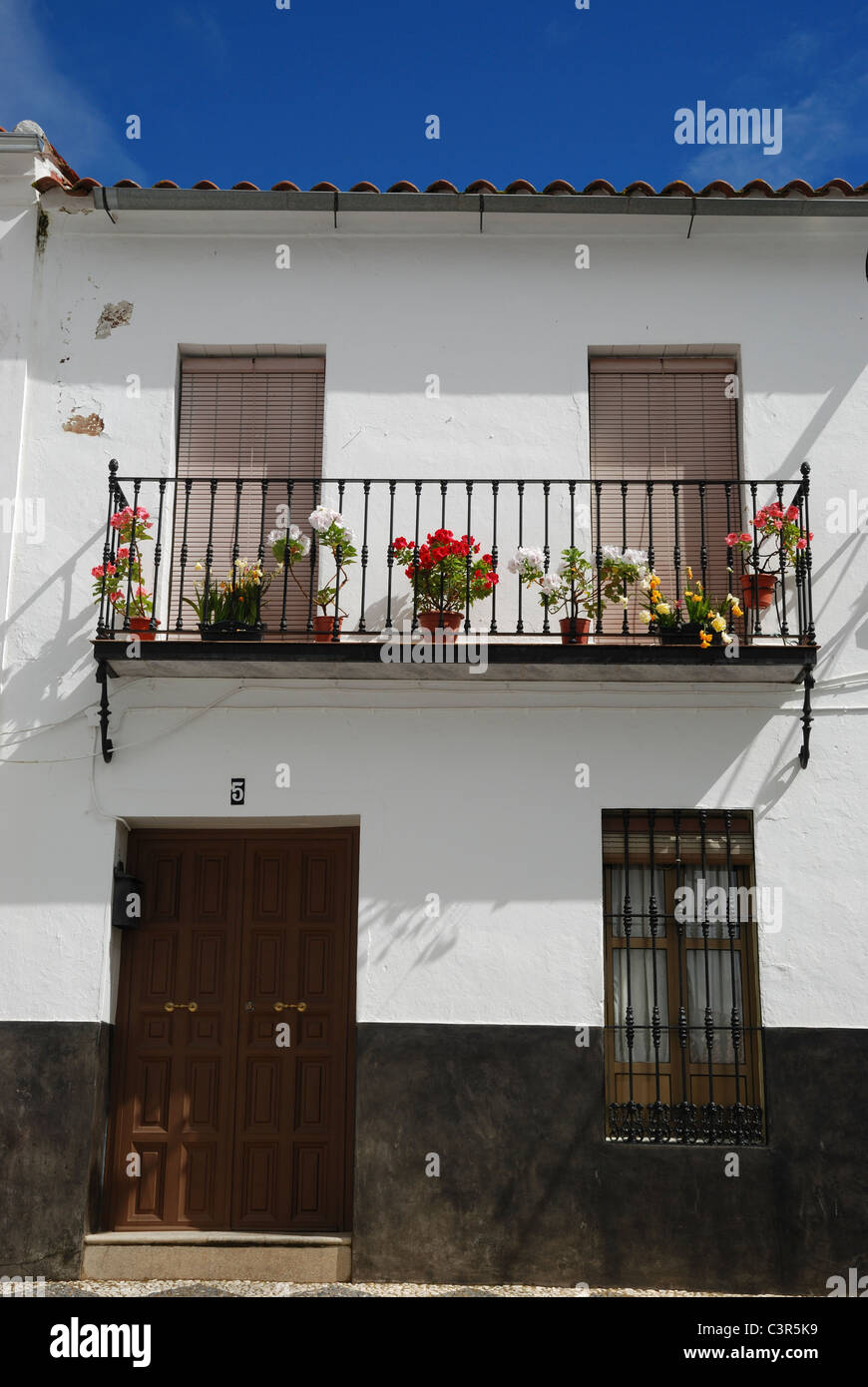 An apartment in Fuentes de León, Extremadura, Spain. Stock Photo